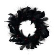 thumbnail image 4 of Guirnalda de cóctel negro de Halloween 45 cm Decoraciones colgantes Favores Guirnalda redonda espeluznante Guirnalda de puerta delantera perfecl Guirnalda, 4 of 6