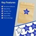thumbnail image 3 of Avery TrueBlock Star Labels, 2-1/4" x 2-3/8", 600ct, 3 of 8