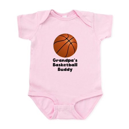 

CafePress - Grandpas Basketball Buddy Body Suit - Baby Light Bodysuit Size Newborn - 24 Months