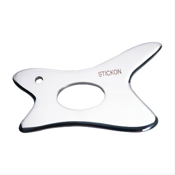 Herramienta de masaje STICKON Gua Sha de acero inoxidable IASTM