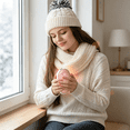 thumbnail image 7 of HIBIBUD 2026 New Hand Warmers Rechargeable 2400Mah Electric Hot Hands Hand Warmers Portable Pocket Heater for Women Man Camping Winter Warm Cell Phone and You Hand Warmer, 7 of 7