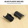 74Packs Wire Shelf Clips Wire Shelving Shelf Lock Clips for 1 Inch