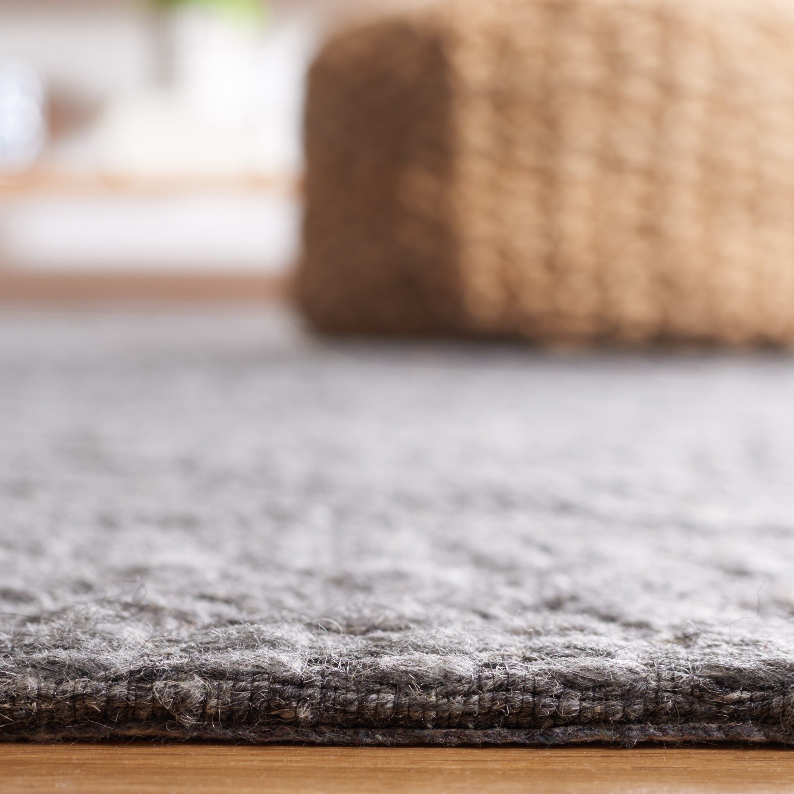 SAFAVIEH Marbella Devereux Striped Area Rug, Grey, 6' x 6' Square