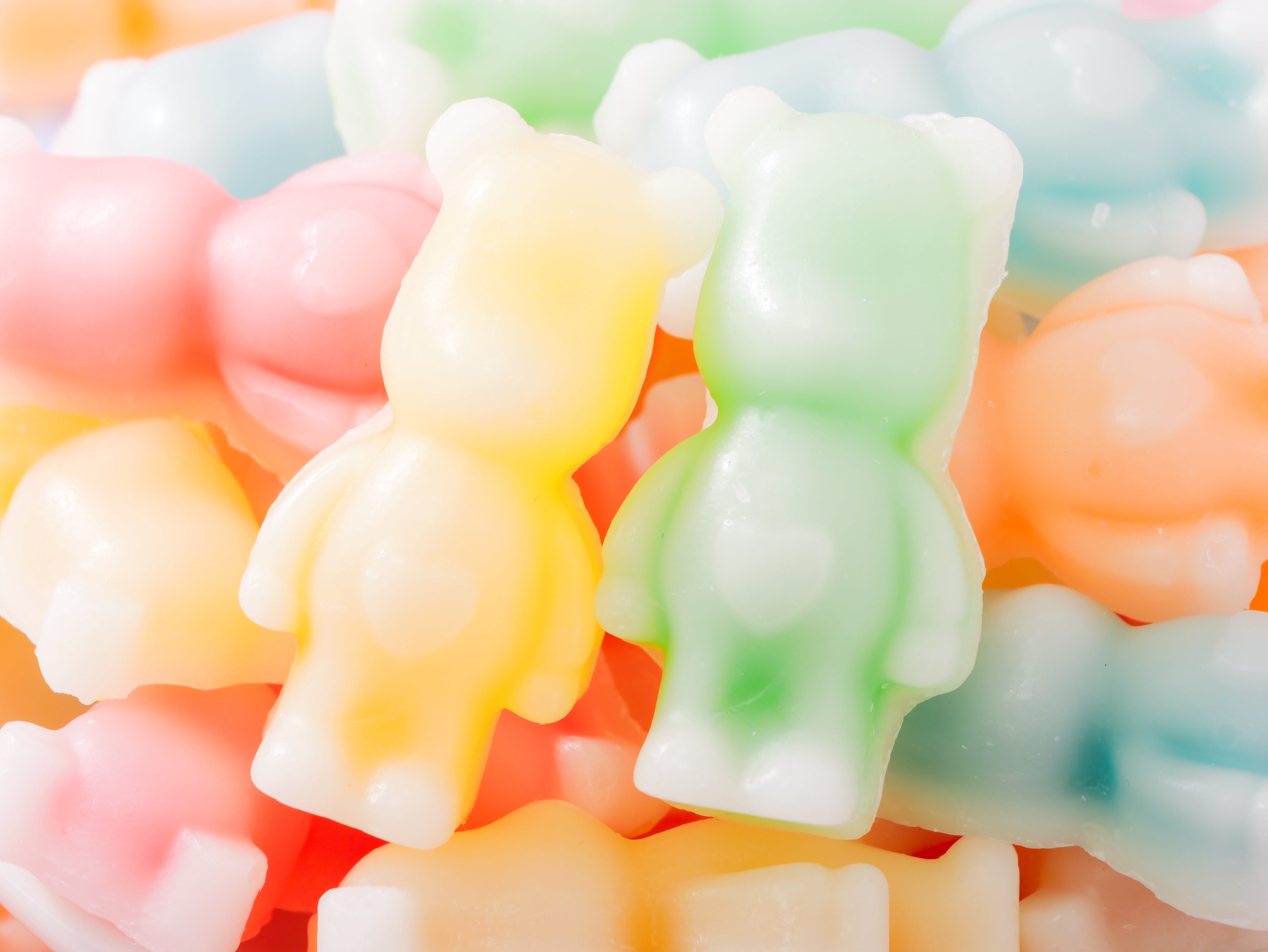 GummyGlow Fruity Bears Wax Candy, 12oz Bag Gluten Free - Chewy Retro Sweets with 5 Fruity Flavors, Ideal for ASMR Snacks, Viral TikTok Treats, Novelty Vintage Treats, Parties & Gifts