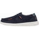 thumbnail image 1 of Zapatos para mujer HEYDUDE Wendy azul marino de pana talla 6, 1 of 6