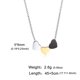 thumbnail image 1 of Cazador Kpop 3 Hearts Choker Necklaces for Women Girl Stainless Steel Minimalist Jewelry Necklace Birthday Mother Day Gift 202345-50cm Gao Jinjia LED, 1 of 2
