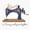 1pcs, variant on Sewing Machine Day Crafting Hobby Slogan Vinyl Sticker