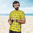 thumbnail image 4 of Wukai White Popcorn Print Men's Short-Sleeved Mesh T-Shirt,Quick-Dry Short Sleeve Workout T-Shirt-XX-Large, 4 of 8