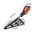 thumbnail image 2 of Gnmfd Stainless Steel Pizza Scissors with Removable Blade, Fast Pizza Cutter and Server Tool for Kitchen Cooking Parties BBQ Home Entertaining Use, 2 of 9