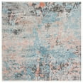 thumbnail image 4 of SAFAVIEH Shivan Brandon Distressed Abstract Area Rug, Blue/Ivory, 4' x 6', 4 of 9