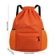thumbnail image 3 of Mochila Portátil con Cordón Ajustable y Bolsillo Impermeable. Ideal para Gimnasio, Playa, Natación y Otros Deportes. Fabricada En Tela Oxford Naranja. Medidas: 37 X 18 X 48 Cm. Ligera E Impermeable., 3 of 6
