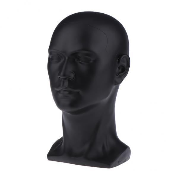 2x cabeza de espuma de poliestireno de PVC brillante, cabeza de peluca, cabeza decorativa, cabeza de maniquí, cabeza de maniquí, soporte para pelucas, Yuyangstore Cabezal de exhibición de peluca