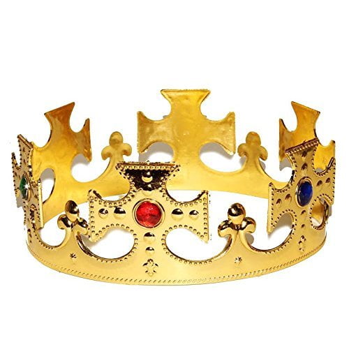 Dazzling Toys Majestic Regal Crown Halloween or Costume Accessory