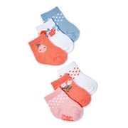 Child Of Mine By Carter's Baby Girl’s Sweet Crew Cut Socks, 6-Pack