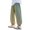 Green, variant on Ruyang Boys Girls Baggy Jogger Pants Casual Elastic Waist Straight Wide Leg Open Bottom Breathable Athletic Joggers Sweat Track Pant