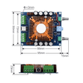 thumbnail image 7 of XH-A372 Audio Amplifier Board TDA7850 Four Channel 50Wx4 HIFI Car Stereo Subwoofer Amplifier Bass AMP Home Theater,1 * Audio Amplifier Board, 7 of 7