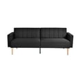 thumbnail image 2 of Serta Foxtrot Modern Sofa Bed, Charcoal Fabric, 2 of 5