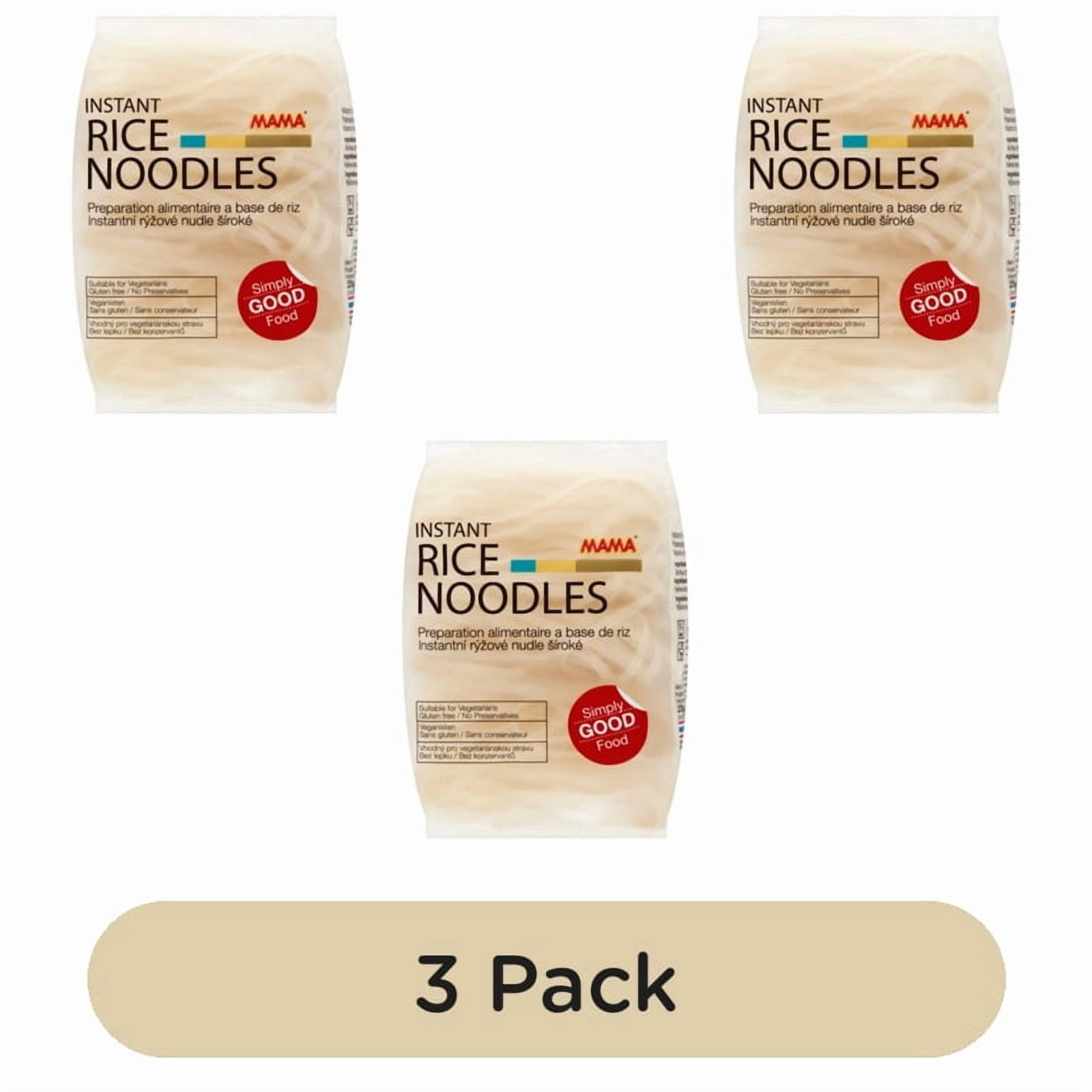 Mama Noodles Instant Rice Noodles 225g, British Import (Pack of 3)