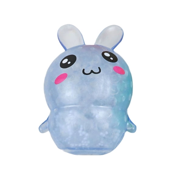 Easter Basket Stuffers,Squishy Easter Bunny Stress Balls for Adults, Easter Basket Stuffers, Easter Pinching Toys Stress Relief Fidget Balls, Easter Basket Ideas Gifts Light Blue