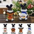 thumbnail image 1 of Xihbxyly Juguete de Relojería Navideño Invertido, Diseño de Muñeco de Nieve y Oso de Papá Noel, Temática Navideña Clásica, Fácil de Dar Cuerda, Decoración Festiva, Tamaño Portátil, Colección Navideña, 1 of 5