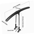 thumbnail image 5 of Windproof Bike Front Rear Tire Mud Guard Adjustable Road Bike Mudguard Universals Bicycles Mudguard Cycling Accessories, 5 of 12