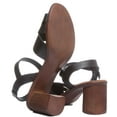 thumbnail image 4 of JUSTINREESS Zoe Women's 2.5 inch Block Heel Sandals In Black Size 9, 4 of 6