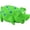 Green, variant on TETOU Dog Chew Toys for Aggressive Chewers, Small Breed Dog Latex Chew Squeaky Toys Natural Rubber Pig Sound Play Toy for Interactive Dog Playing Emulsion the Dog - Pink