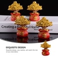 thumbnail image 3 of CIMAXIC birthday 1PC Fortune Tree Birthday Baking Cake Decor Delicate Car Adornment (Golden),3.15"X1.77"X1.77", 3 of 4