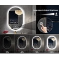 thumbnail image 3 of Espejo Led 75x55 Cm Capsula Touch Envia Espejos, 3 of 4