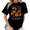 Black, variant on Giffimy Women Luke 12 27 Wildflower Christian Graphic Crew Neck Daily Casual Short Sleeve S-5XL Black Tops