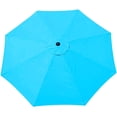 thumbnail image 1 of HSHDLDF Auvent de Remplacement pour Parasol de Patio 8,8 Pi, 6 Baleines, Housse Ronde en Polyester pour Parasol de Patio, Housse de Remplacement pour Parasol d'Extérieur, Parasol de Marché, Dessus, 1 of 7