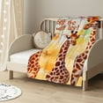 thumbnail image 2 of HENGT  Giraffe Blanket Giraffe Throw Blanket for Women, Men and Kids Just A Girl Who Loves Giraffes Blanket Cozy Throw Blanket Best Gift Home Decor for Bed Couch Outdoor, 2 of 6