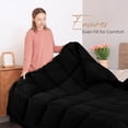 thumbnail image 4 of Ropa de cama Edreforter Utopia, tamaño king, para todas las estaciones, color negro, 4 of 7