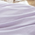 thumbnail image 6 of BESTOUCH Duvet Cover Set 100% Washed Cotton Linen Feel Super Soft Comfortable Chic Lightweight 3 Pcs Home Bedding Set Taro Purple Oversized King, 6 of 6