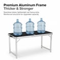 thumbnail image 3 of Beloadence Camping Table, Small Folding Table, Height Adjustable, for Camp, Cooking, BBQ, RV, Picnic, 3 of 7