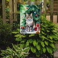 thumbnail image 2 of Carolines Treasures DAC7226GF 15.5 x 11.25 in. Kurilian Bobtail Cat by the Christmas Tree Garden Flag, 2 of 5