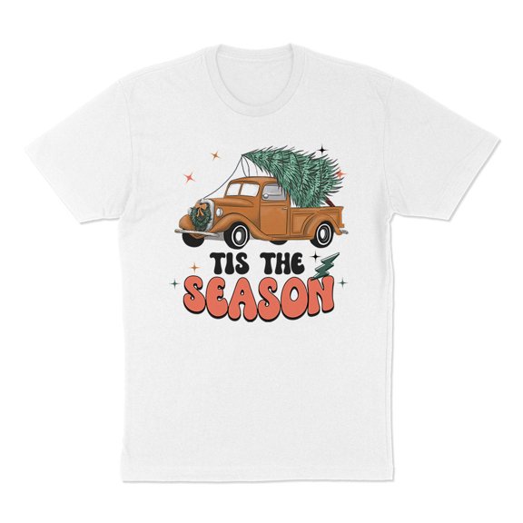 Retro Tis the Season Shirt Unisex Large White