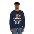 thumbnail image 4 of Proofreader Elf Christmas Unisex Sweatshirt, S-2XL Holidays Xmas Elves, 4 of 9