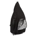 thumbnail image 3 of Mochila tipo bandolera Vera Bradley de algodón reciclado para mujer, color negro, 3 of 6