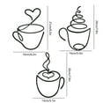 thumbnail image 3 of PEIBang 3 Piece Metal Cups Wall Decoration,Art Wall Decals Decorative Wall Stickers for Kitchen Home Decorations, 3 of 6