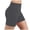Dark Gray, variant on Women's Workout Athletic High Waisted Butt Lifting Bandage Sports Gym Yoga Booty Shorts (Blue, M)