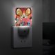 thumbnail image 4 of Monstruos vs. Aliens Luz nocturna LED con sensor de anochecer a amanecer para dormitorio, baño, pasillo, escaleras - Lámpara LED nocturna de enchufe, 0.5W - 1 pieza, 4 of 6