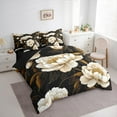thumbnail image 3 of Castle Fairy Teens Vintage Flower 7-Piece Bedding Comforter Set,Floral Peony King Bedding Sets,Spring Graden Ultra Soft Bed Sheets,Ultra Soft Home Decor, 3 of 8