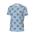 thumbnail image 6 of Wukai Terrier Print Men's Short-Sleeved Mesh T-Shirt,Quick-Dry Short Sleeve Workout T-Shirt-X-Large, 6 of 8