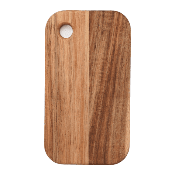 Compact Walnut Chopping Board with Hanging Hole Portable Cutting Board for BBQ