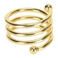 thumbnail image 4 of Servilleteros, 5 anillos para servilletas, anillos dorados para servilletas, anillos de metal para servilletas, construidos para el futuro Jadeshay A, 4 of 8