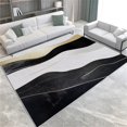thumbnail image 3 of Washable Area Rug 8x10 ft Simple Abstract Lines 3D Print Area Rug for Living Room Bedroom Kids Room Home Decor Carpet, Indoor Non-Slip Floor Rug Mat, Low Pile Rugs, 3 of 7