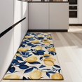 thumbnail image 4 of Yellow Lemon Fruit Leaves Beige Pattern Kitchen Rug Mat,Kitchen Runner Rugs Non Skid Washable,Decorative Kitchen Floor Mats for Kitchen,Sink,Laundry,17"X47", 4 of 5