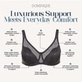 thumbnail image 2 of Dominique Elise Everyday Bra #7100 – Seamless Minimizer Bra with Molded Cups & Side Smoothing - Lingerie for Women, 2 of 6