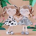 thumbnail image 2 of Gloveleya Toddler Stuffed Dolls Girl Gifts Plush Baby Doll Figure Toys Cows Dress 12 Inches, 2 of 8
